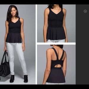 Lululemon City Tank.  Black. Great condition